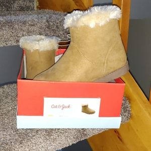 Cat and Jack tan boots! BRAND NEW!!!